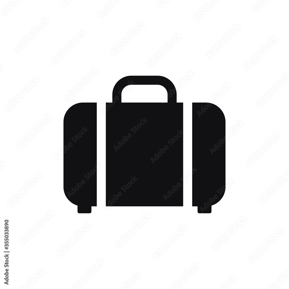 Suitcase icon vector. Baggage sign Suitcase icon vector. Baggage sign