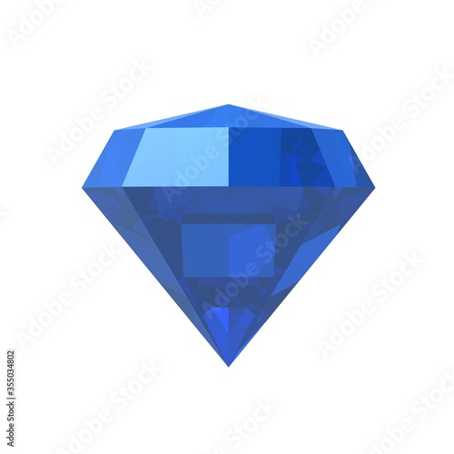 Diamond Blue in 3D. Tapas. Stone. Jewellery (ID: 355034802)