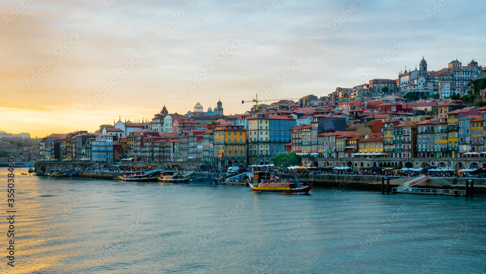 porto at sunset river view