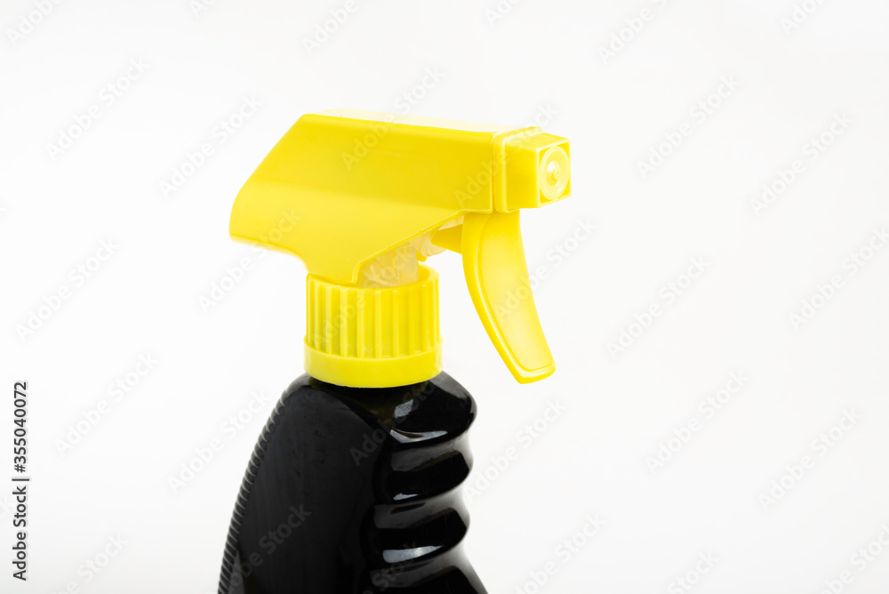 Black & Yellow Liquid Spray Plastic Dispenser Bottle Black & Yellow Liquid Spray Plastic Dispenser Bottle