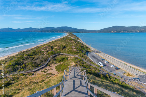 фотографія View of the Neck of Bruny island in Tasmania, Australia