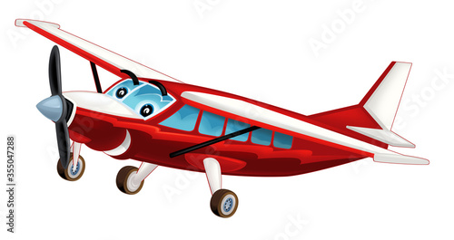 toy airplane isolated on white