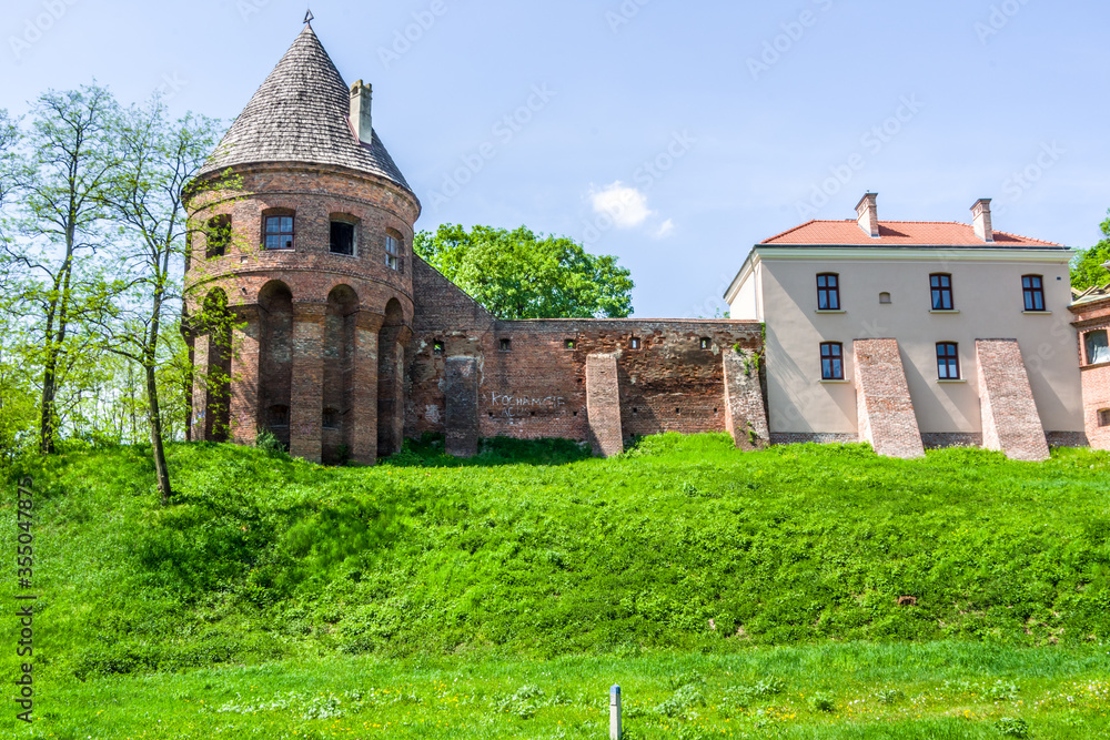 Fortification of The Benedictine Abbey (16 ctntury) in the city of Jaroslaw in Poland
