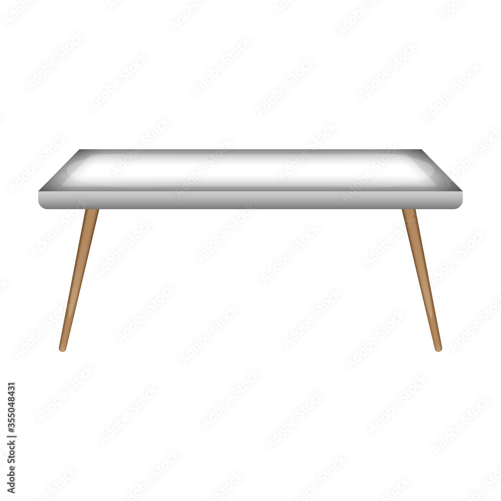 Isolated table image. Writing desk Isolated table image. Writing desk