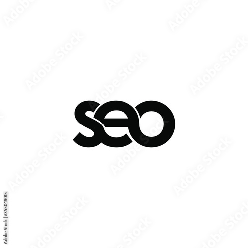 seo letter original monogram logo design