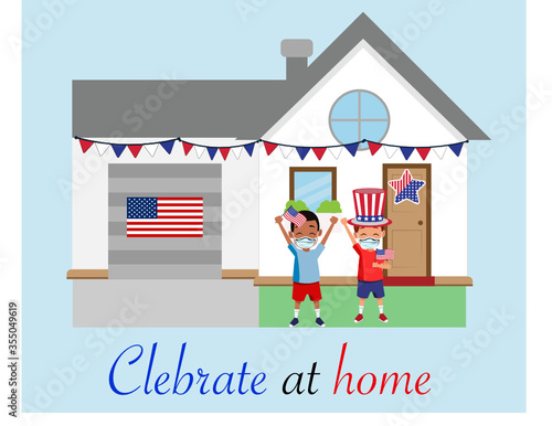celebrate July 4th at home