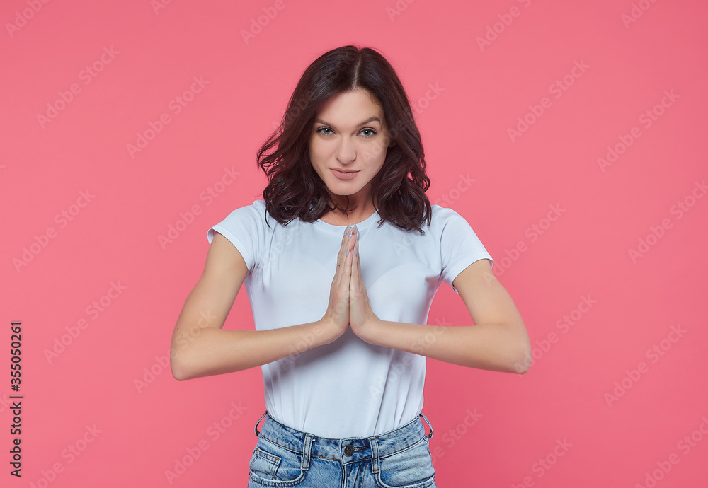 beautiful girl shows various emotions. Talented portrays the inner state and mood. The concept of advertising with free space for text beautiful girl shows various emotions. Talented portrays the inner state and mood. The concept of advertising with free space for text