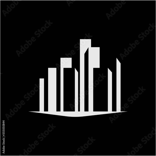 Modern City skyline . city silhouette. vector illustration in flat design 