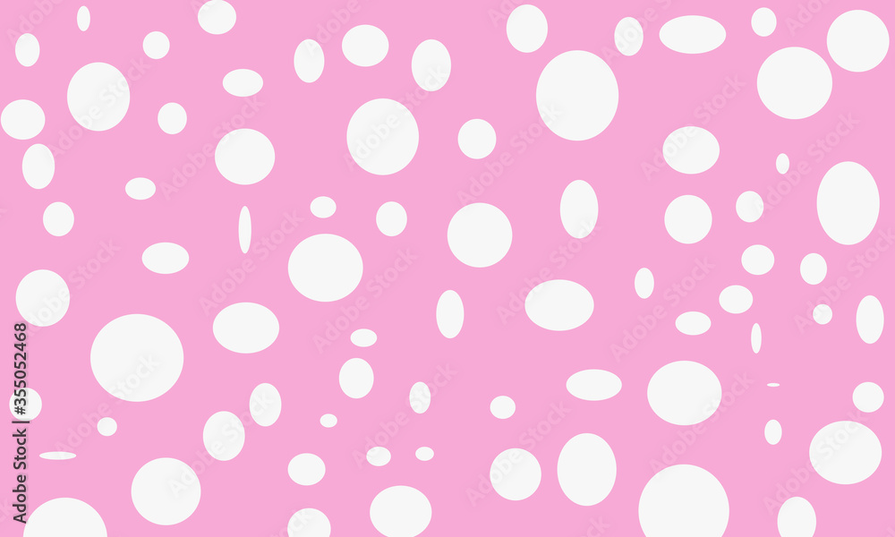 Abstract pink white circle pattern background