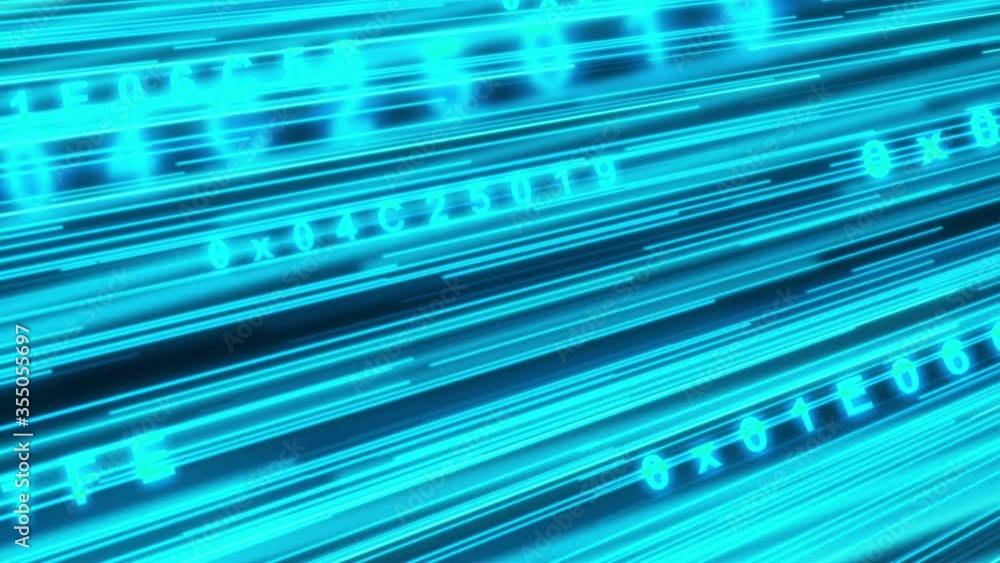 Big data infromation technology for business future.Illustration loop seamless. Big data infromation technology for business future.Illustration loop seamless.