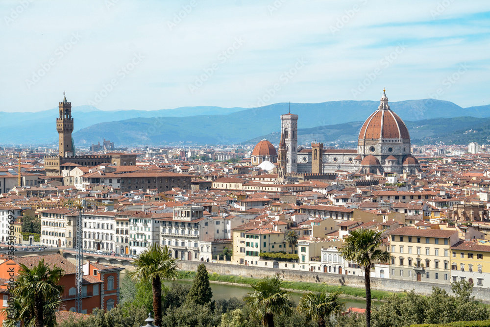 Beautiful view of Firenze city, Italy