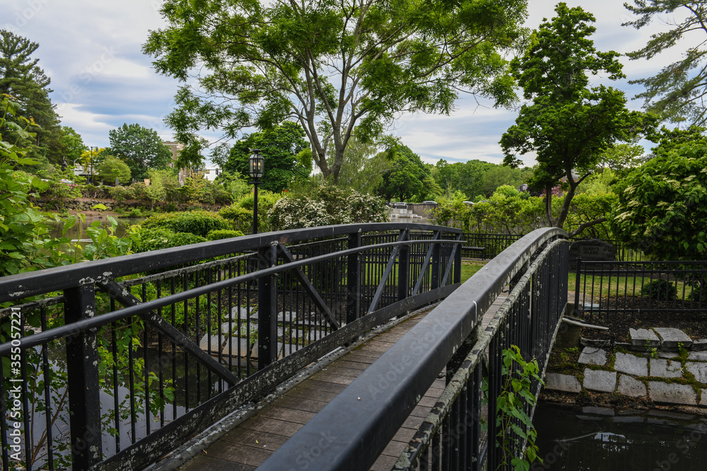 Bridge in summer