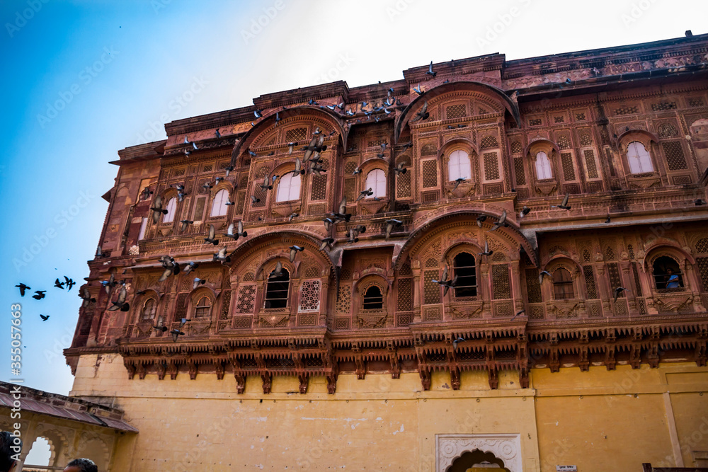 Mehrangarh fort in Jodhpur, Rajasthan