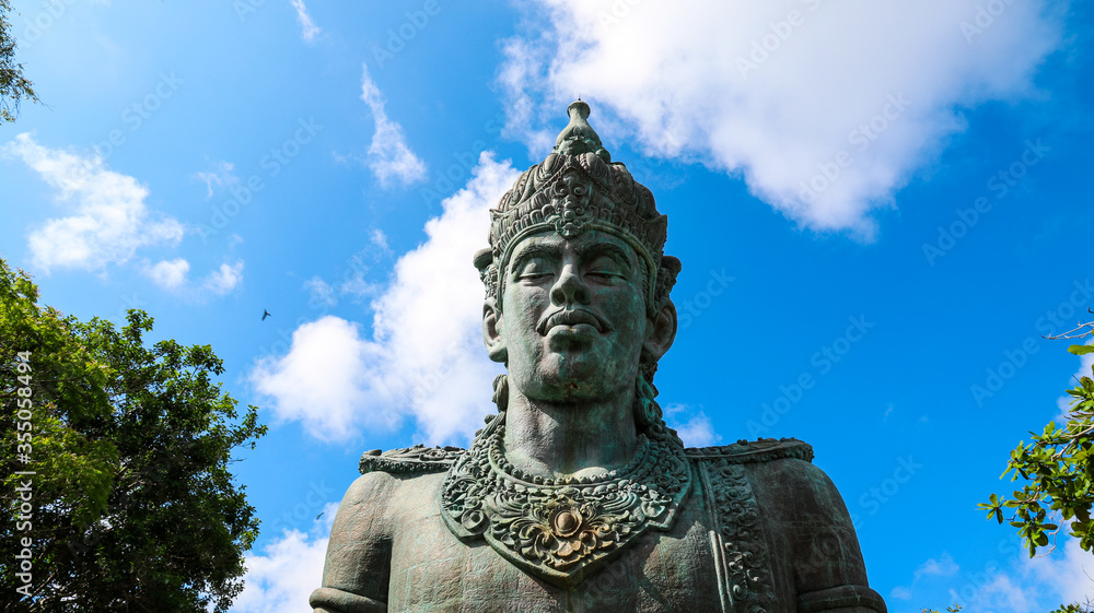 Wisnu statue in GWK park in Bali, Indonesia