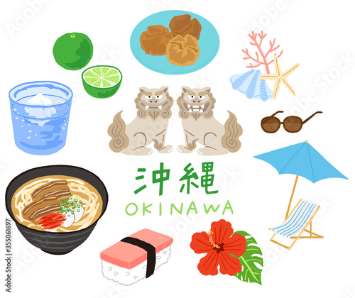 沖縄の食べ物や名産品のセット