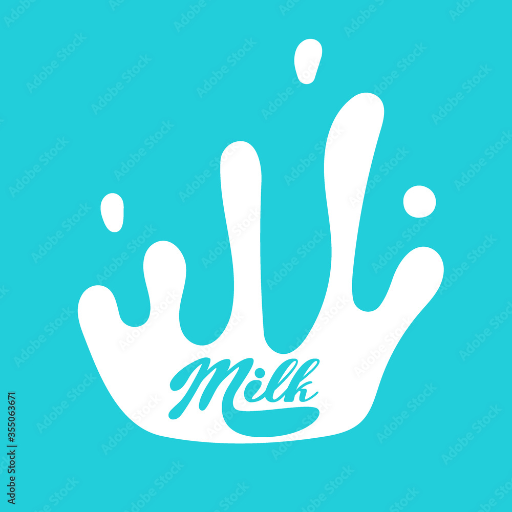 Milk circle badge and dairy labels with splashes and bolts. Milk badge with drop and splash for labels of package. Milk circle badge and dairy labels with splashes and bolts. Milk badge with drop and splash for labels of package.
