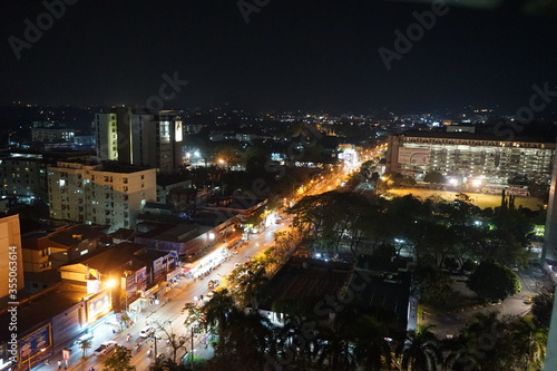 night view of the city
