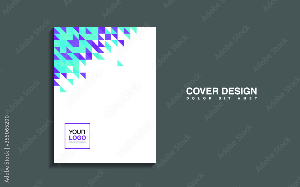 Obraz premium modern business brochure leaflet flyer