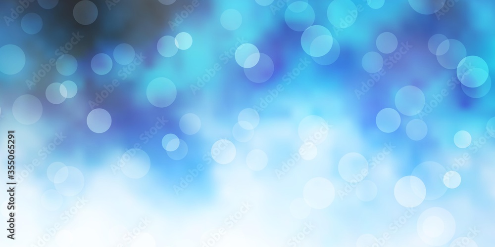 Light BLUE vector template with circles. Glitter abstract illustration with colorful drops. Pattern for wallpapers, curtains. Light BLUE vector template with circles. Glitter abstract illustration with colorful drops. Pattern for wallpapers, curtains.