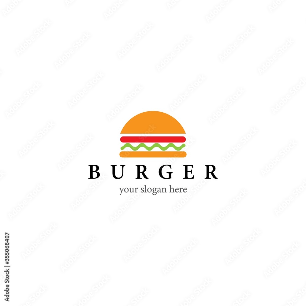 Burger logo template icon design Burger logo template icon design