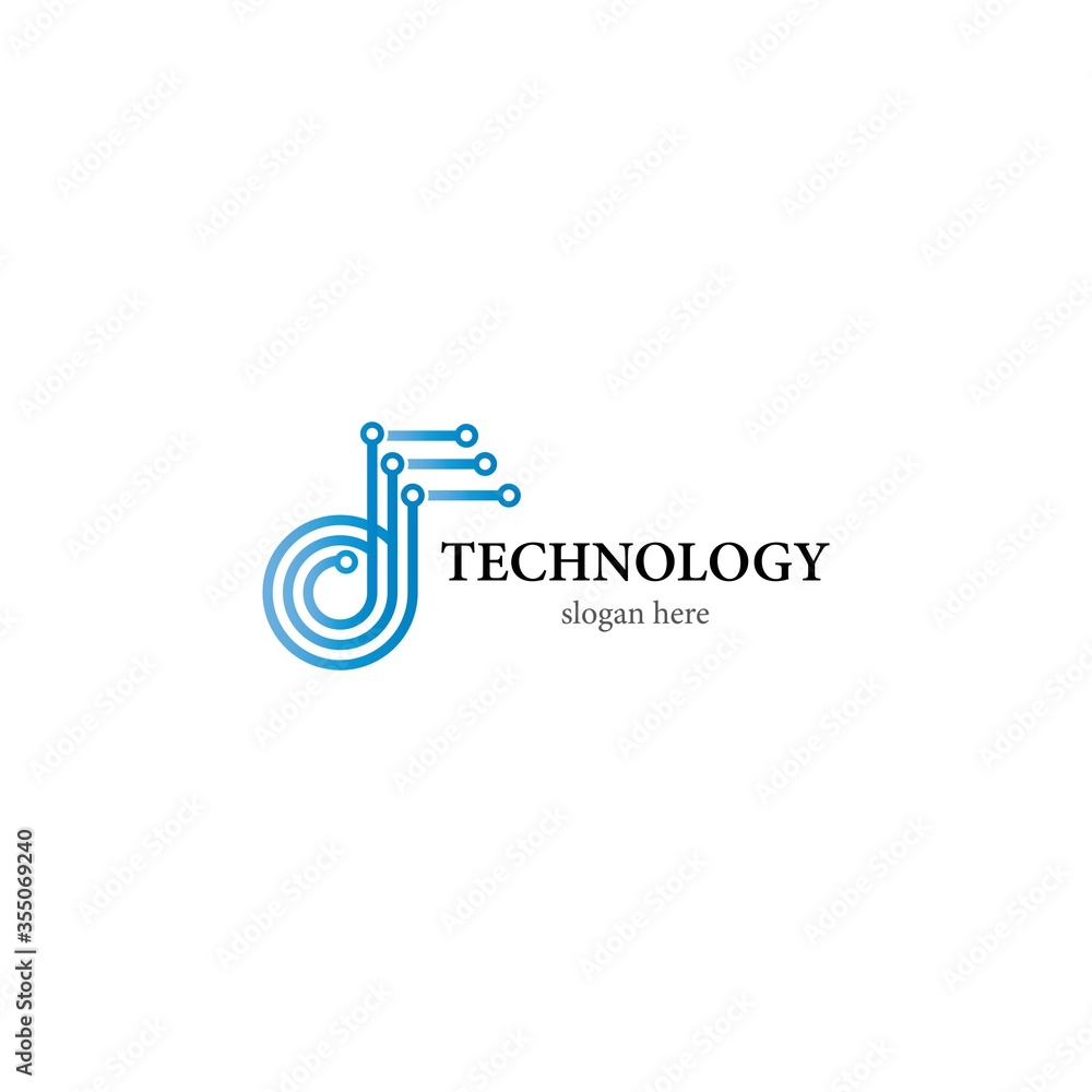 Technology logo template vector icon design Technology logo template vector icon design
