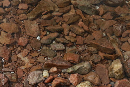 stone in water texture