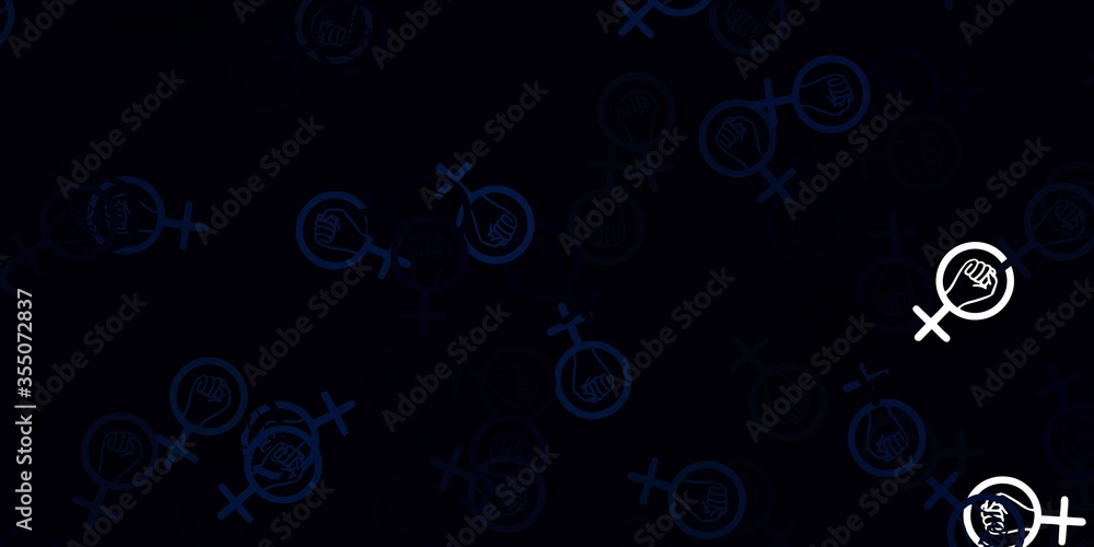 Light Gray vector background with woman symbols. Light Gray vector background with woman symbols.