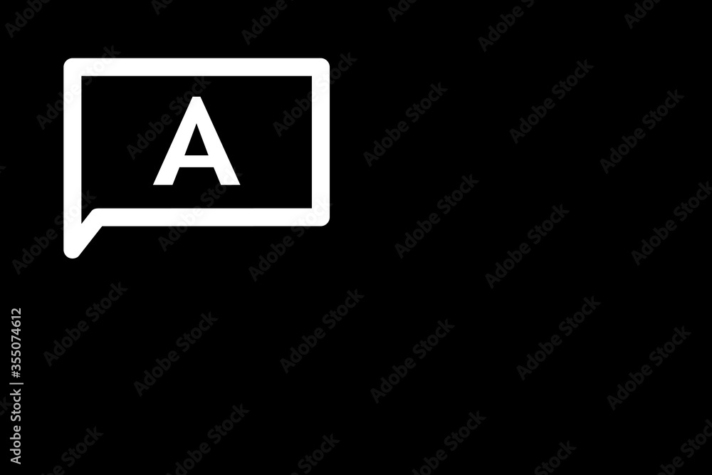 Capital letter A Logo emblem vector image Capital letter A Logo emblem vector image