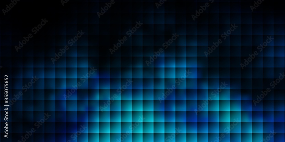 Dark BLUE vector pattern in square style. Dark BLUE vector pattern in square style.
