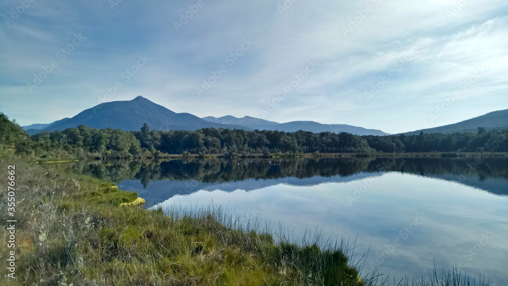 Beautiful Scenery inside Fiordland National Park New Zealand Beautiful Scenery inside Fiordland National Park New Zealand