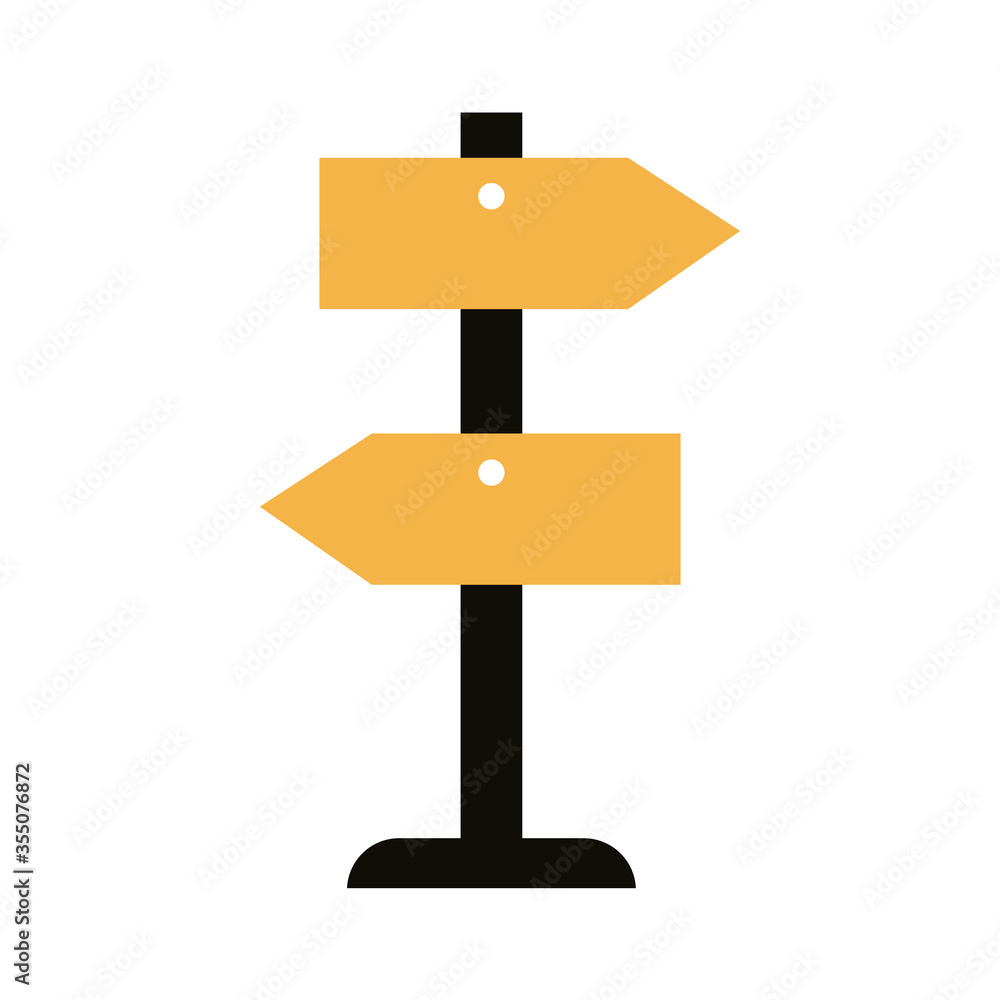 arrow way signal silhouette style icon arrow way signal silhouette style icon