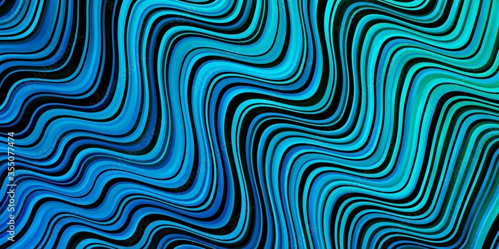 Dark BLUE vector pattern with wry lines. Bright sample with colorful bent lines, shapes. Pattern for ads, commercials. Dark BLUE vector pattern with wry lines. Bright sample with colorful bent lines, shapes. Pattern for ads, commercials.