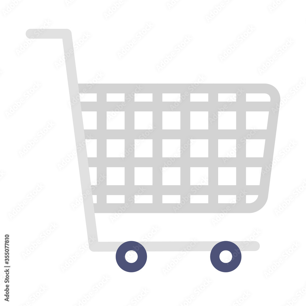 Isolated shopping cart vector design Isolated shopping cart vector design