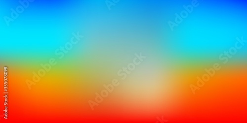 Light Blue, Yellow vector blurred template.
