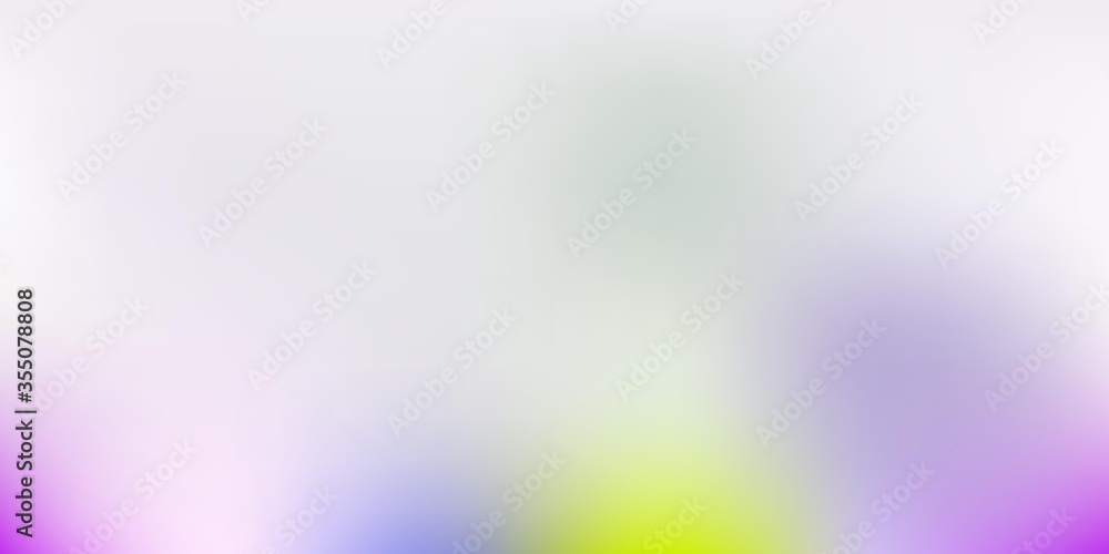 Light Pink, Green vector abstract blur texture.