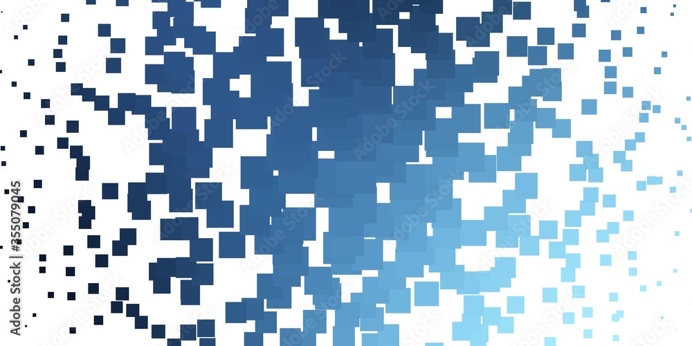 Fototapeta premium Light BLUE vector layout with lines, rectangles. New abstract illustration with rectangular shapes. Pattern for websites, landing pages.