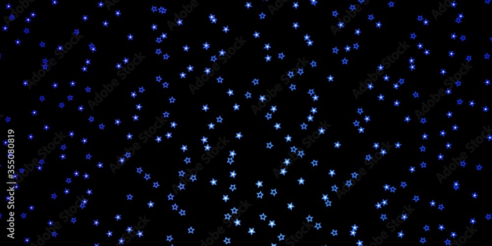 Dark BLUE vector texture with beautiful stars. Blur decorative design in simple style with stars. Pattern for new year ad, booklets. Dark BLUE vector texture with beautiful stars. Blur decorative design in simple style with stars. Pattern for new year ad, booklets.