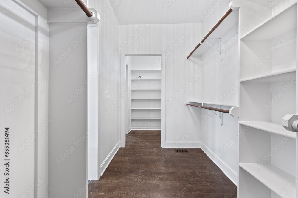 interior of a modern closet interior of a modern closet