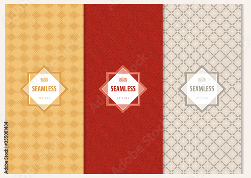 Abstract Seamless Geometric...