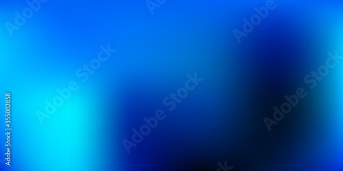 Dark BLUE vector blurred texture.