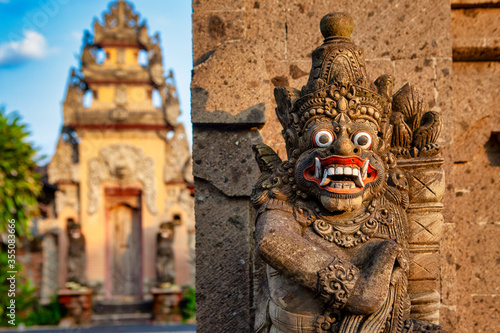 Traditional hindu temple in Bali Indonesia