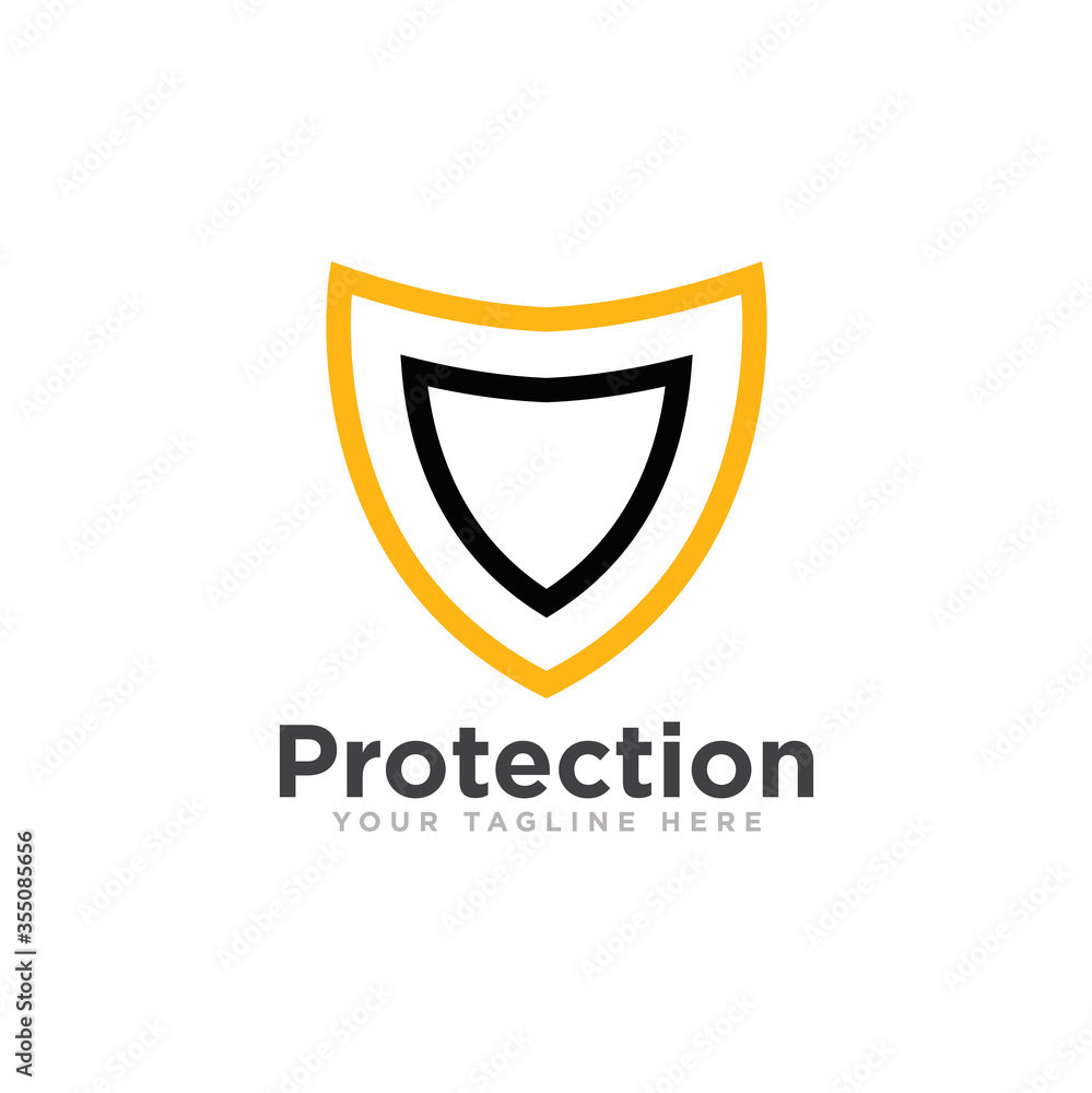 Shield Protection Logo Icon Design Vector Shield Protection Logo Icon Design Vector