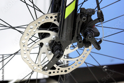 bicycle wheel detail © panupol