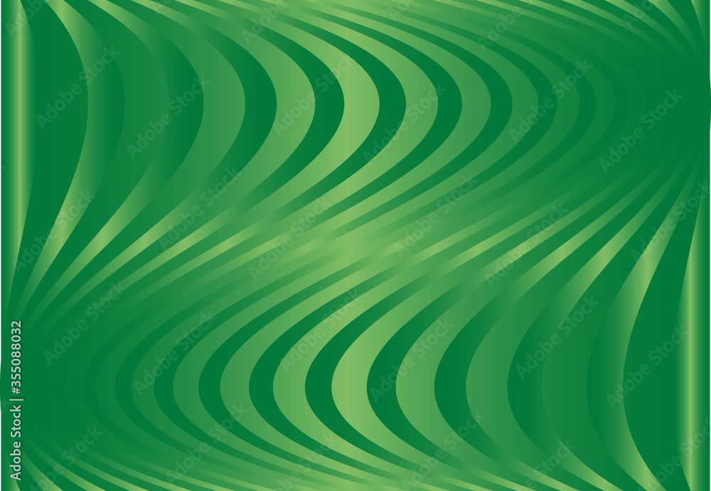 Fondo abstracto verde de ondas curvas. Fondo abstracto verde de ondas curvas.