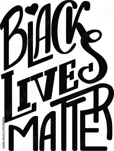 Sign Black lives matter. Poster for demonstration and news illustration. Card anti-pacism, against racial discrimination, fight for human rights. 