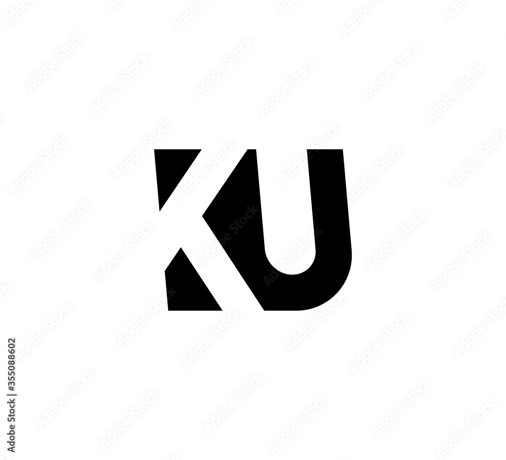 Initial letters Logo black positive/negative space Initial letters Logo black positive/negative space