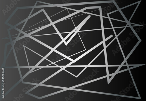 Fondo de lineas rectas aleatorias grises y negro.
