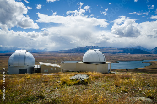 View from Mt John Observatory, Lake Tekapo, New Zealand
