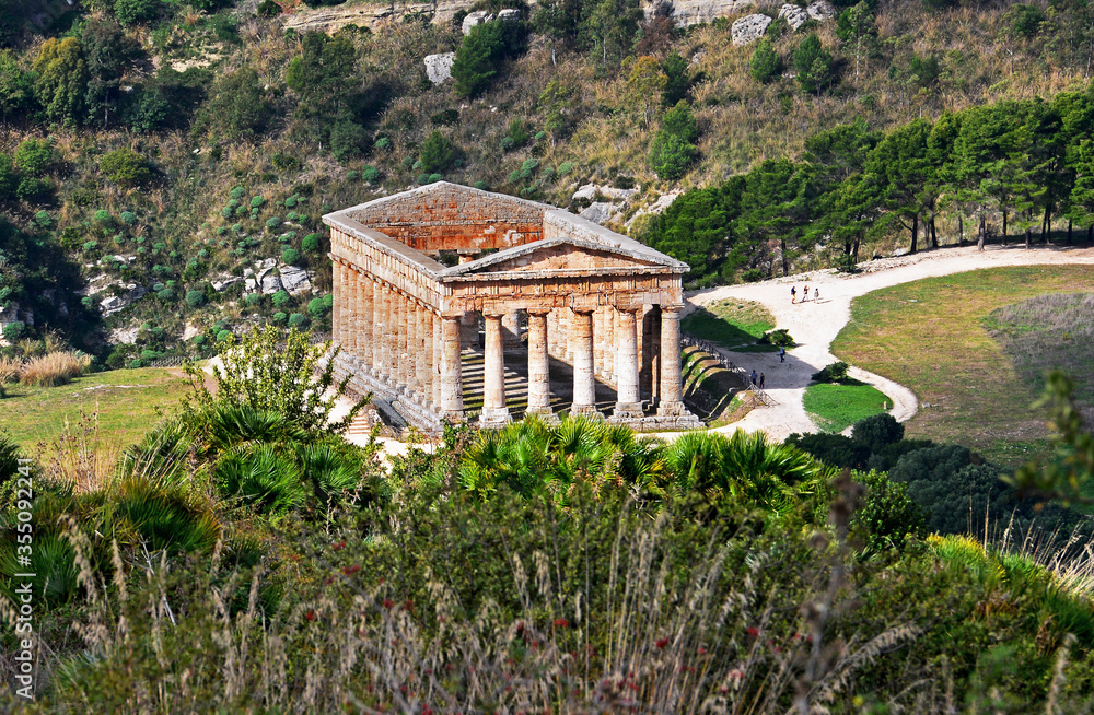 Segesta, Elymer temple in the province of Trapani, Sicily