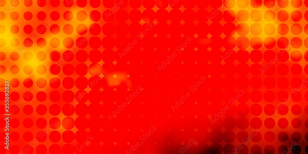 Light Orange vector background with spots. Modern abstract illustration with colorful circle shapes. Pattern for wallpapers, curtains. Light Orange vector background with spots. Modern abstract illustration with colorful circle shapes. Pattern for wallpapers, curtains.